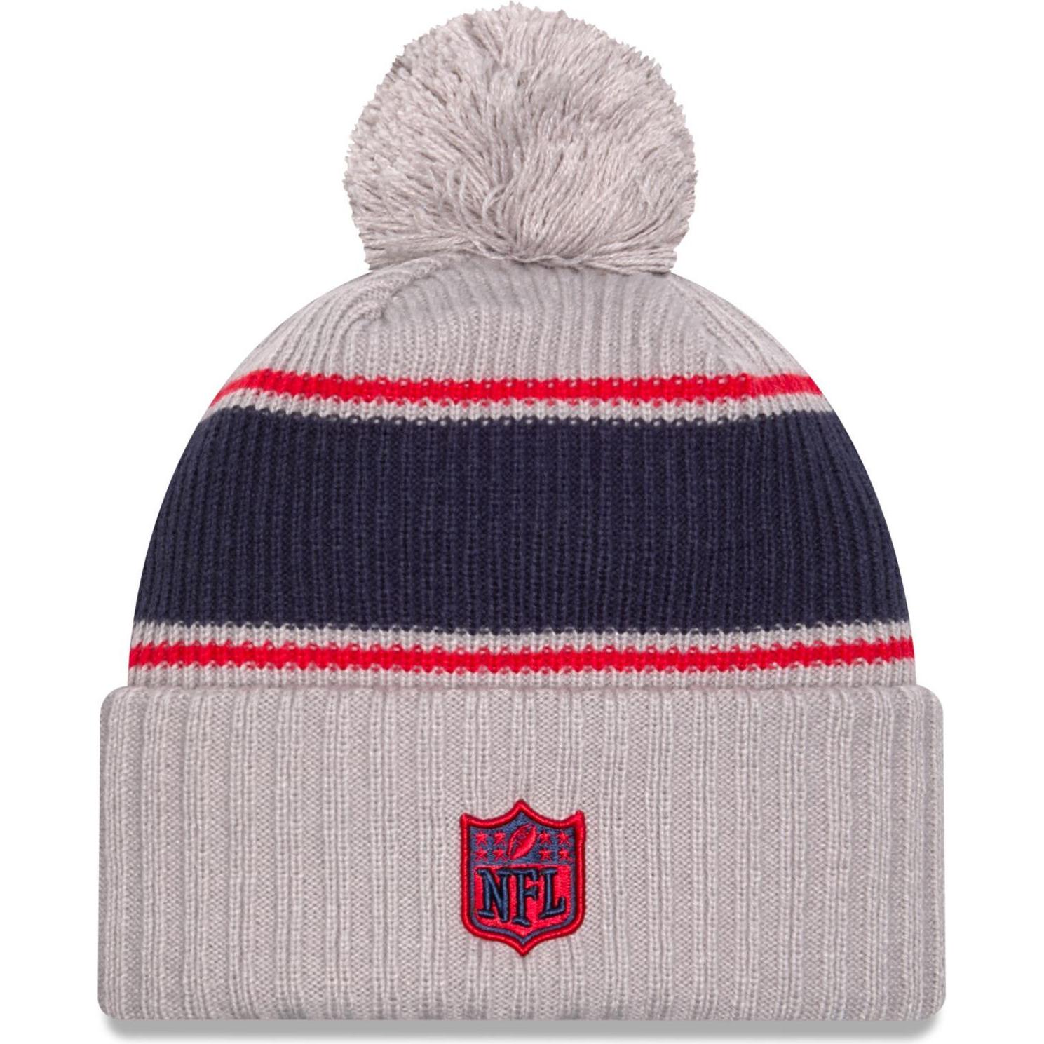 Thumbnail - New Era, Herren, Mütze, NFL Sideline Winter Mütze New England Patriots Grau, Grau