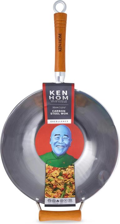 Immagine prodotto Ken Hom Excellence (32 cm, Wok, Acciaio al carbonio)