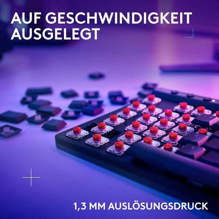 Produktbild Logitech G515 Lightspeed TKL (DE, Kabellos, Kabelgebunden)