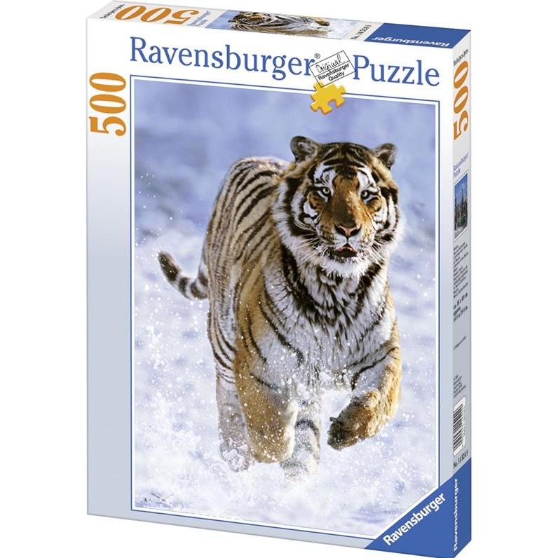 Ravensburger Puzzle 500 Teile Tiger Im Schnee (500 Teile)