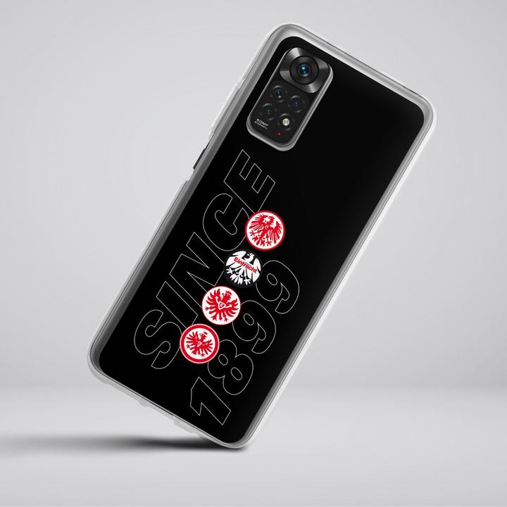 Produktbild DeinDesign Silikon Hülle für Xiaomi Redmi Note 11 4G Handyhülle Case Smartphone Schutzhülle Adler Eintracht (Xiaomi Redmi Note 11)