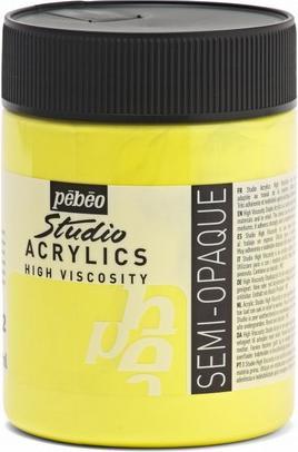 Produktbild Pebeo Studio Acrylics feine Acrylfarben (Kadmiumgelb Zitron Imit., 500 ml)