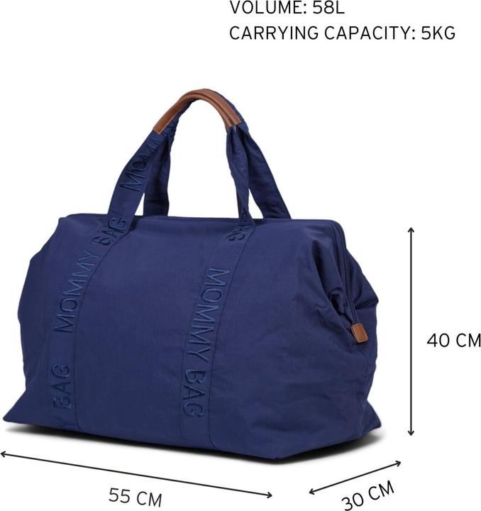 Image du produit Childhome Mommy Bag Signature Urban blau marine