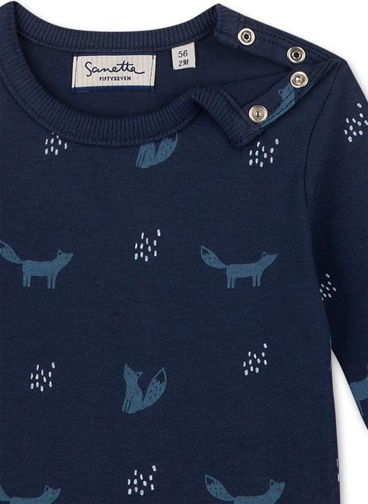 Produktbild Sanetta Baby Shirt Clever Fox allover (80)