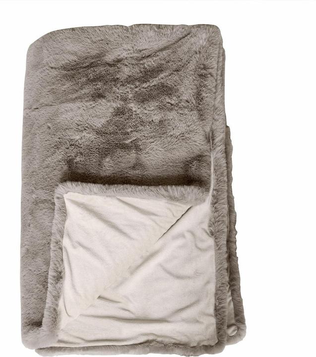 Produktbild Loberon Plaid Brisvento taupe (160 x 140 cm)
