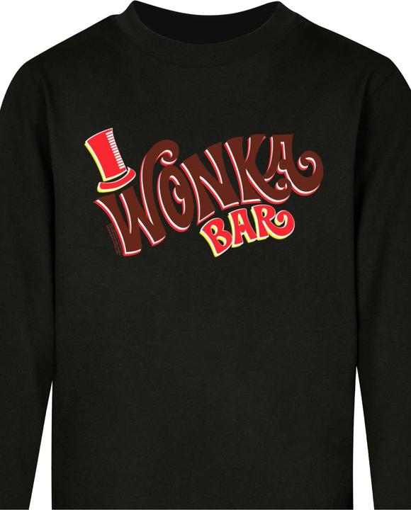 Produktbild Absolute Cult Kids Willy Wonka - Bar Logo Longsleeve - 135691 (158, 164)