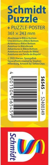 Produktbild Schmidt Spiele SpongeBob, Abenteuer in Bikinibottom 100 Teile (100 Teile)