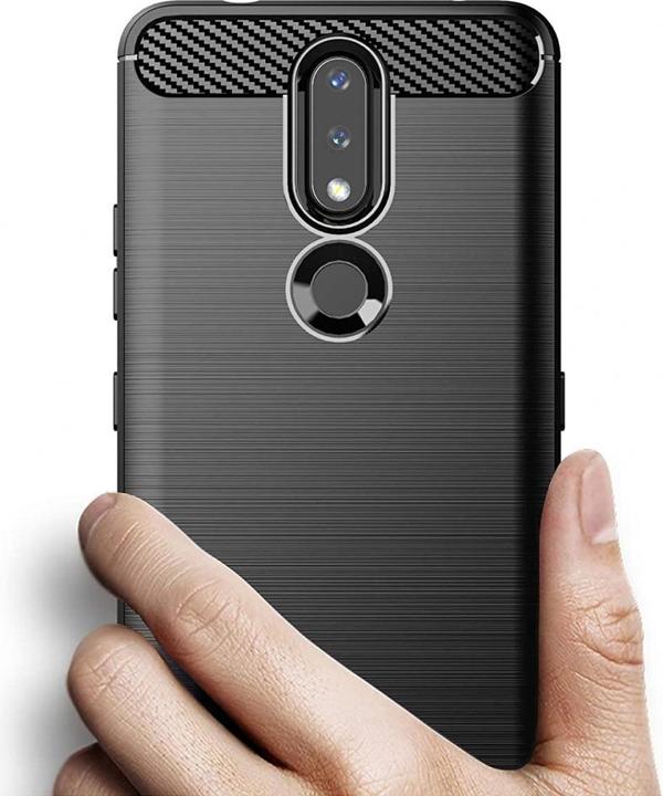 Immagine prodotto Screenguard Nokia 2.4 Cover Carbon Brushed Soft TPU (Nokia 2.4)
