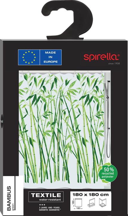 Actual product image spirella Bamboo (180 x 180 cm)