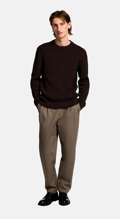 Immagine prodotto Selected Homme Texturierter Pullover mit Rundhalsausschnitt (M)