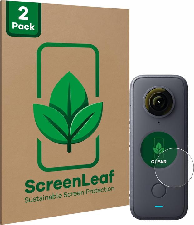 ScreenLeaf Schutzfolie nachhaltiger Displayschutz Displayschutzfolie Folie Klar Transparent (One X2)