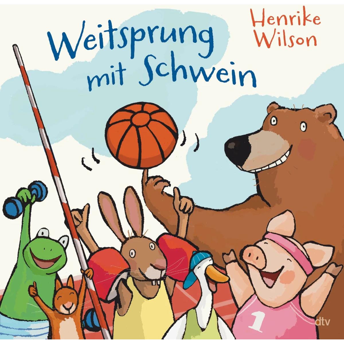 Weitsprung mit Schwein, Kinderbücher von Henrike Wilson