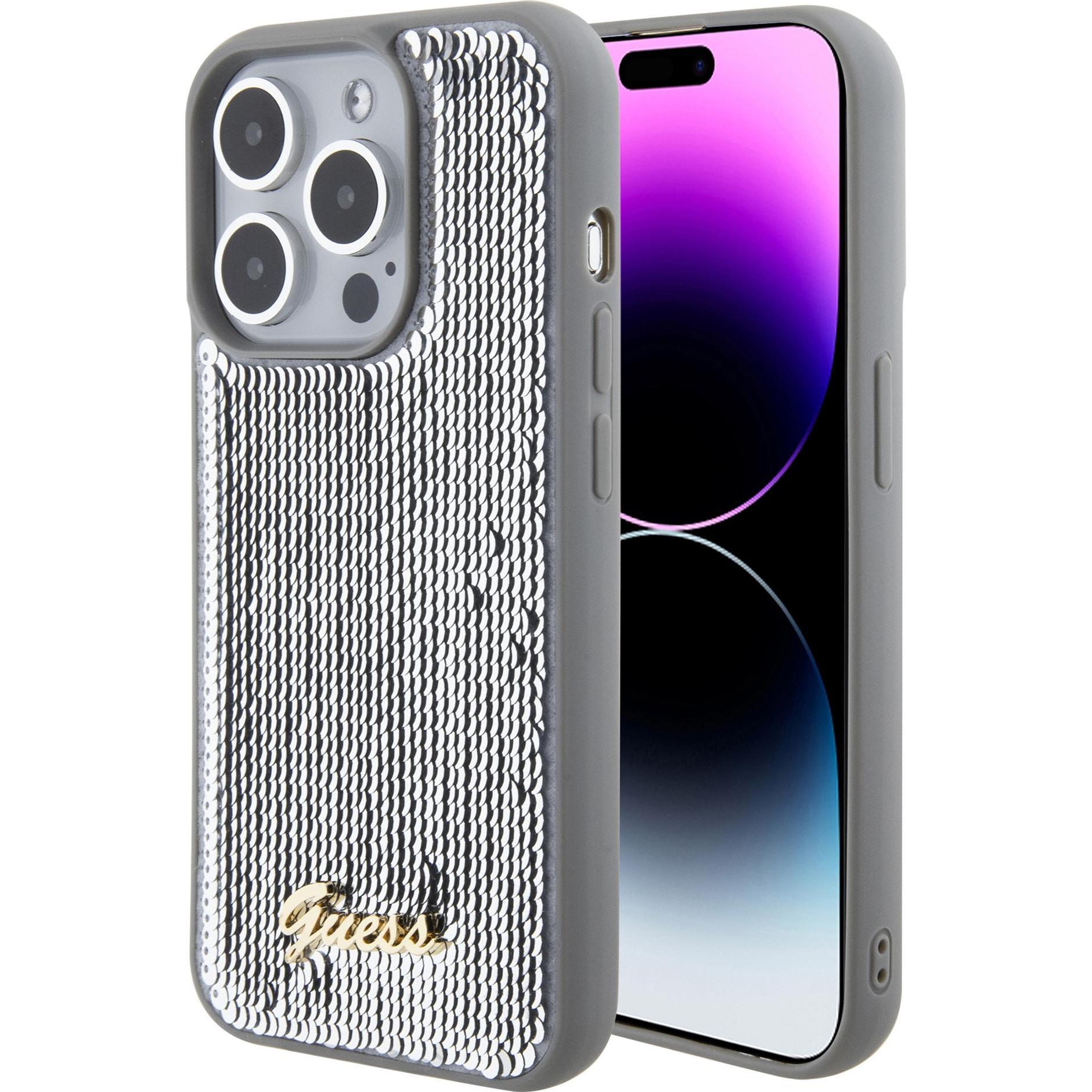Thumbnail - Guess Hard Case (Apple iPhone 15 Pro), Smartphone Hülle, Silber