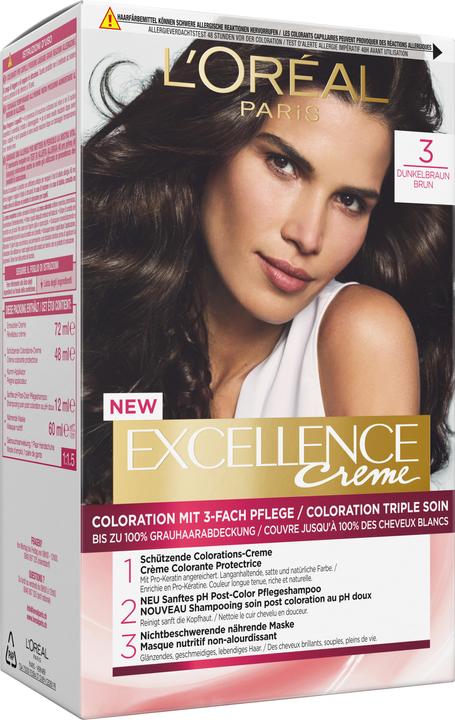 Image du produit L'Oréal Paris Excellence (3 Brun foncé)