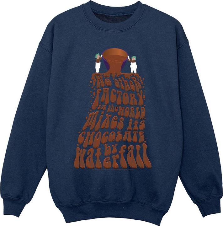 Produktbild Willy Wonka & the Chocolate Factory Chocolate Waterfall Sweatshirt Mädchen (128)
