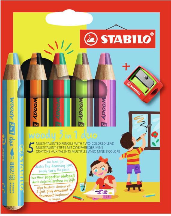 Produktbild STABILO Woody (Sortiert, 5 x)