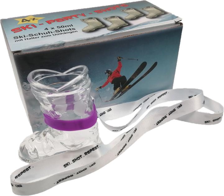 Immagine prodotto Mayer - the gift factory Scarpone da sci in vetro (0.50 dl, 4 x, Bicchiere di vetro)