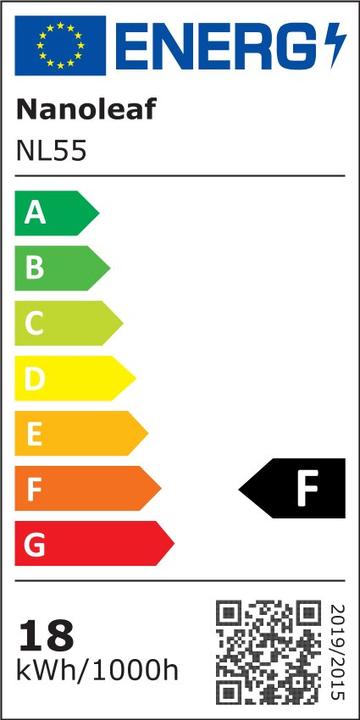 Etichetta energetica Nanoleaf Strisce luminose Essentials Expansion (Multicolore, Bianco caldo, 100 cm, Interno)