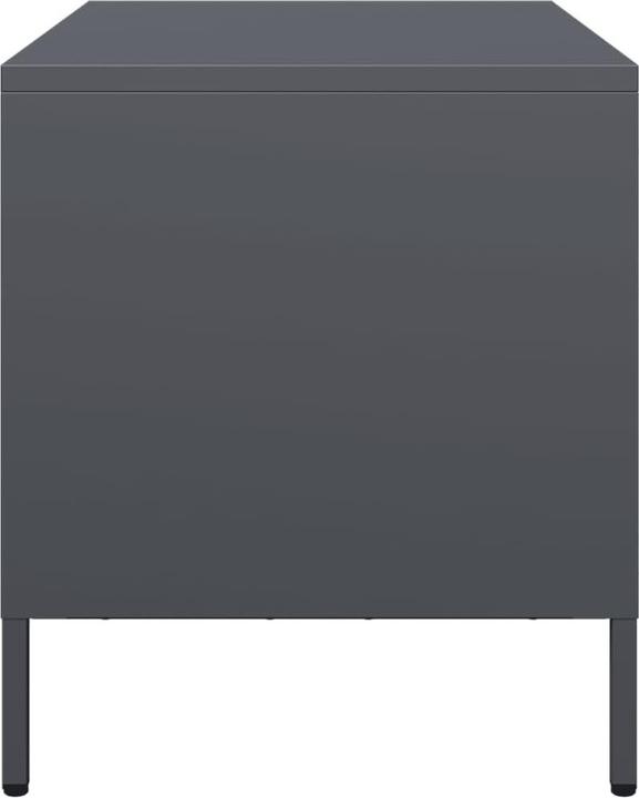 Produktbild vidaXL TV Schrank Fernsehtisch Fernsehschrank Lowboard TV Möbel Anthrazit Stahl