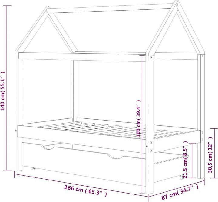 Produktbild vidaXL Yuki (80 x 160 cm)