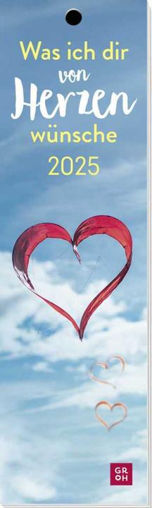 Immagine prodotto Segnalibro calendario 2025: cosa ti auguro dal profondo del cuore (Tedesco)