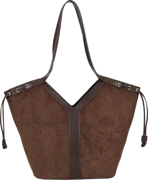 Actual product image Gallantry Moderne Damen Tote Bag Wildlederoptik