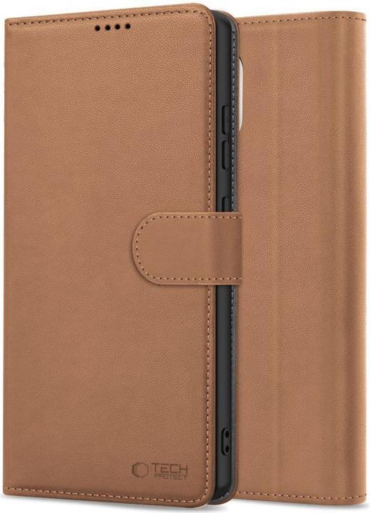 Actual product image Tech-Protect Wallet Case for iPhone 16e - Brown (Apple iPhone 16e, Apple iPhone 17e)