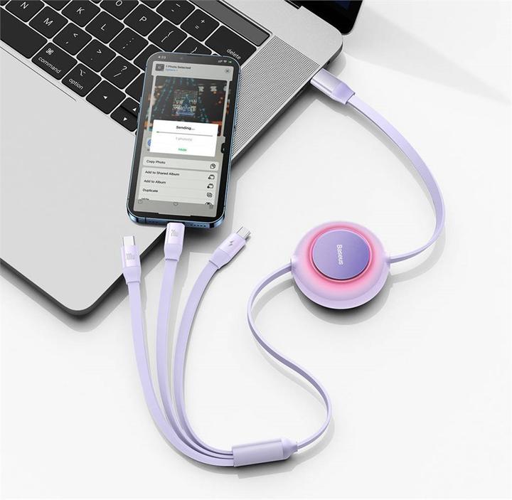 Produktbild Baseus USB Typ C – USB Typ C, Lightning, Micro USB B (1.10 m, USB 2.0, 100 W)