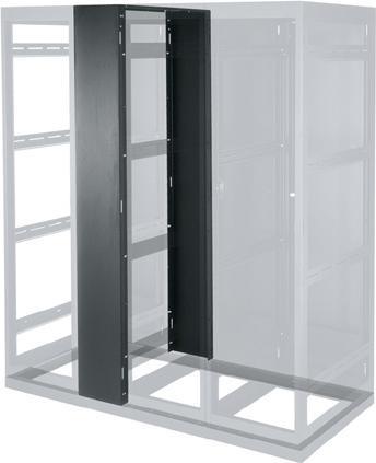 Actual product image Middle Atlantic 29 RU Cable Chase, 20 Inches Deep for SLIM5 Racks (19 inch rack)