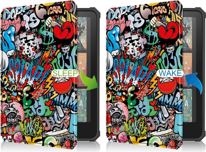 Cover-Discount Kindle Paperwhite 2024 - Smart Cover Hülle mit Motiv (Amazon Kindle Paperwhite (2024))