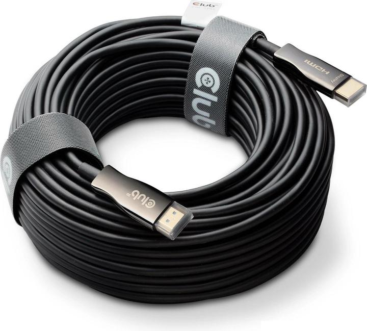 Actual product image Club 3D Club3D HDMI-Kabel A -> A 2.1 aktiv opt. 8K60Hz UHD 50 Meter retail (50 m)