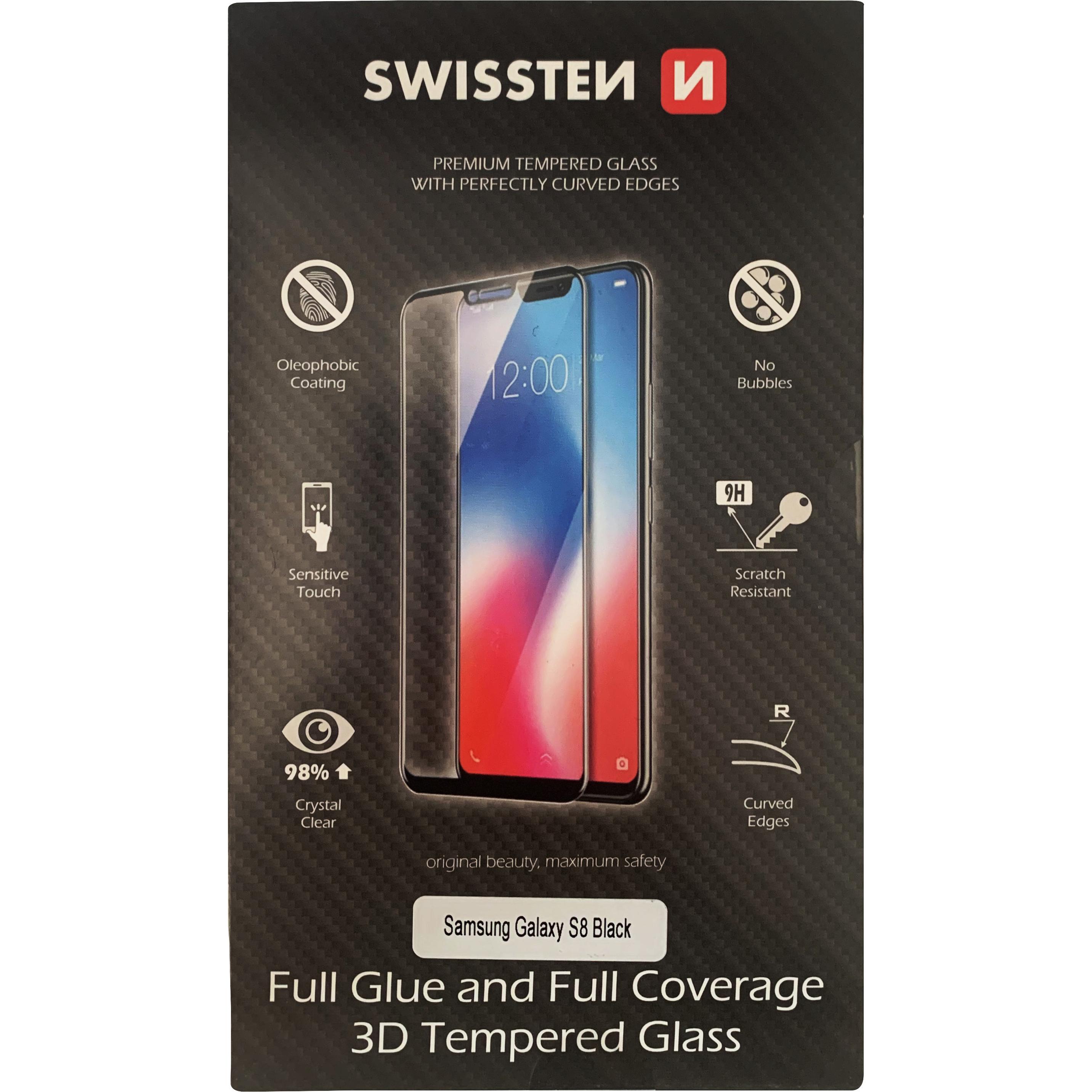 Thumbnail - Swissten Ultra Durable 3D Full Glue Glass (1 Stück, Samsung Galaxy S21), Smartphone Schutzfolie