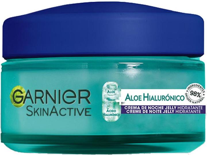 Actual product image Garnier SKINACTIVE hyaluronic aloe night cream 50 ml (50 ml, Night cream)