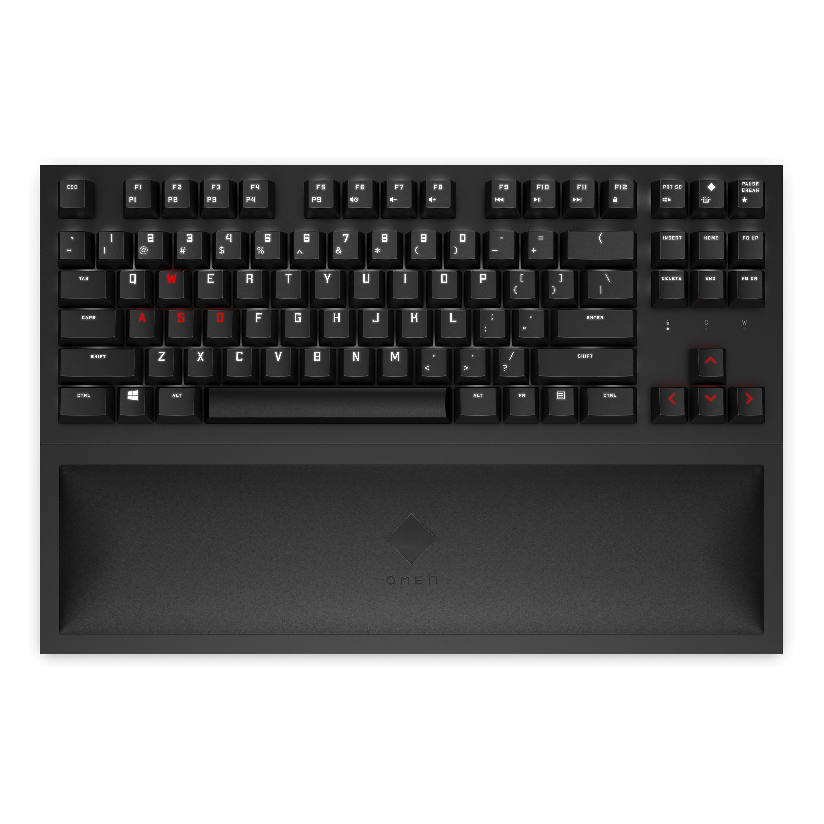 HP Omen Spacer (DE, Kabellos), Tastatur, Schwarz