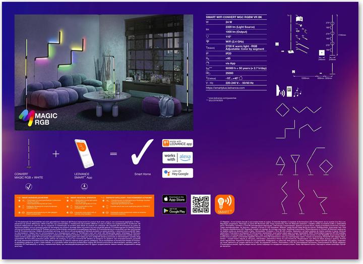 Actual product image Ledvance Convert Magic (1000 lm)