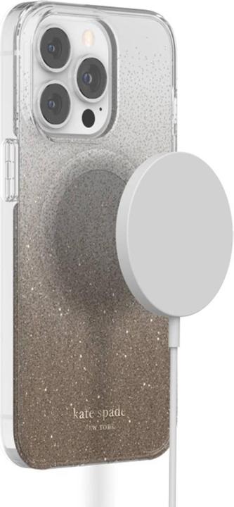 Actual product image Incipio Kate Spade New York - Protective Case for iPhone 13 Pro, Compatible with MagSafe (Champagne Ombre Gl (Apple iPhone 13 Pro)