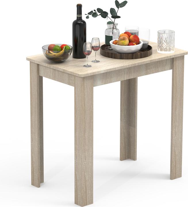 Produktbild VCM Holz Esstisch Küchentisch Esal 76 x 80 x 50 cm (80 x 50 x 76 cm)
