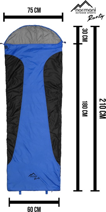 Produktbild Normani Ultralight-Schlafsack Touren-Sommerschlafsack - 8474 (210 cm)