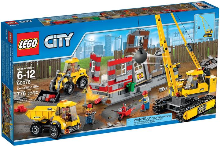 Produktbild LEGO City Abriss Baustelle (60076, LEGO City)