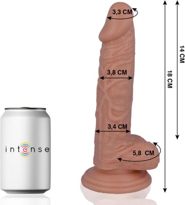 Actual product image Mr. Intense MR INTENSE 11 REALISTIC PENIS 18 -O- 3.8CM
