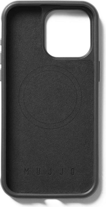 Productafbeelding Mujjo Impact Case met MagSafe iPhone 15 Pro Max zwart (MUJJO-CL-048-BK) (Apple iPhone 15 Pro Max)