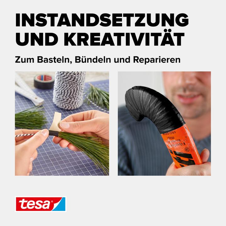 Actual product image tesa EXTRA POWER PERFECT fabric tape, fabric-reinforced duct tape (19 mm)