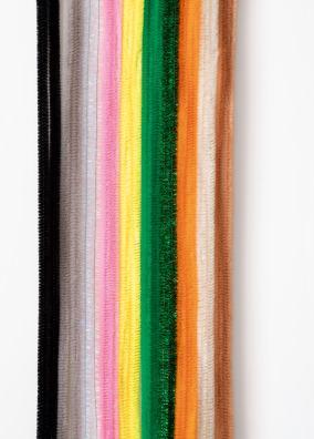 Productafbeelding Folia Pijpenrager veelkleurig chenilledraad Safari Ø 8,0 mm 10 stuks. (0.50 m)