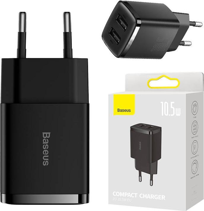 Image du produit Baseus Chargeur compact (11 W, 1 portion)