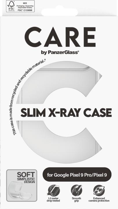 Image du produit PanzerGlass CARE by Etui Fashionable Transparent X-Ray Soft Basic Google Pixel 9/ 9 Pro (1 pièce(s), Google Pixel 9, Google Pixel 9 Pro)