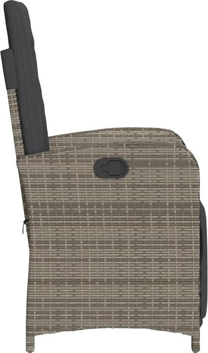 Produktbild vidaXL Gartensessel mit Fussteil Verstellbar