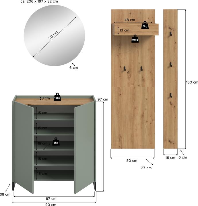 Produktbild Xonox Home Drive (197 x 32 x 206 cm)