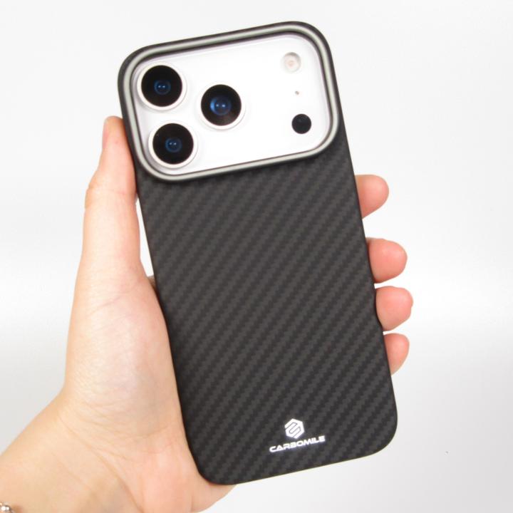 Actual product image Carbomile Hülle Schutzcase aus echtem Aramid faser (Apple iPhone 17 Pro Max)