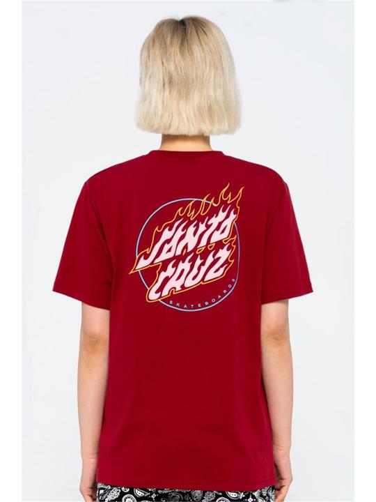 Actual product image Santa Cruz Absent Flame Dot T-Shirt (12XL)