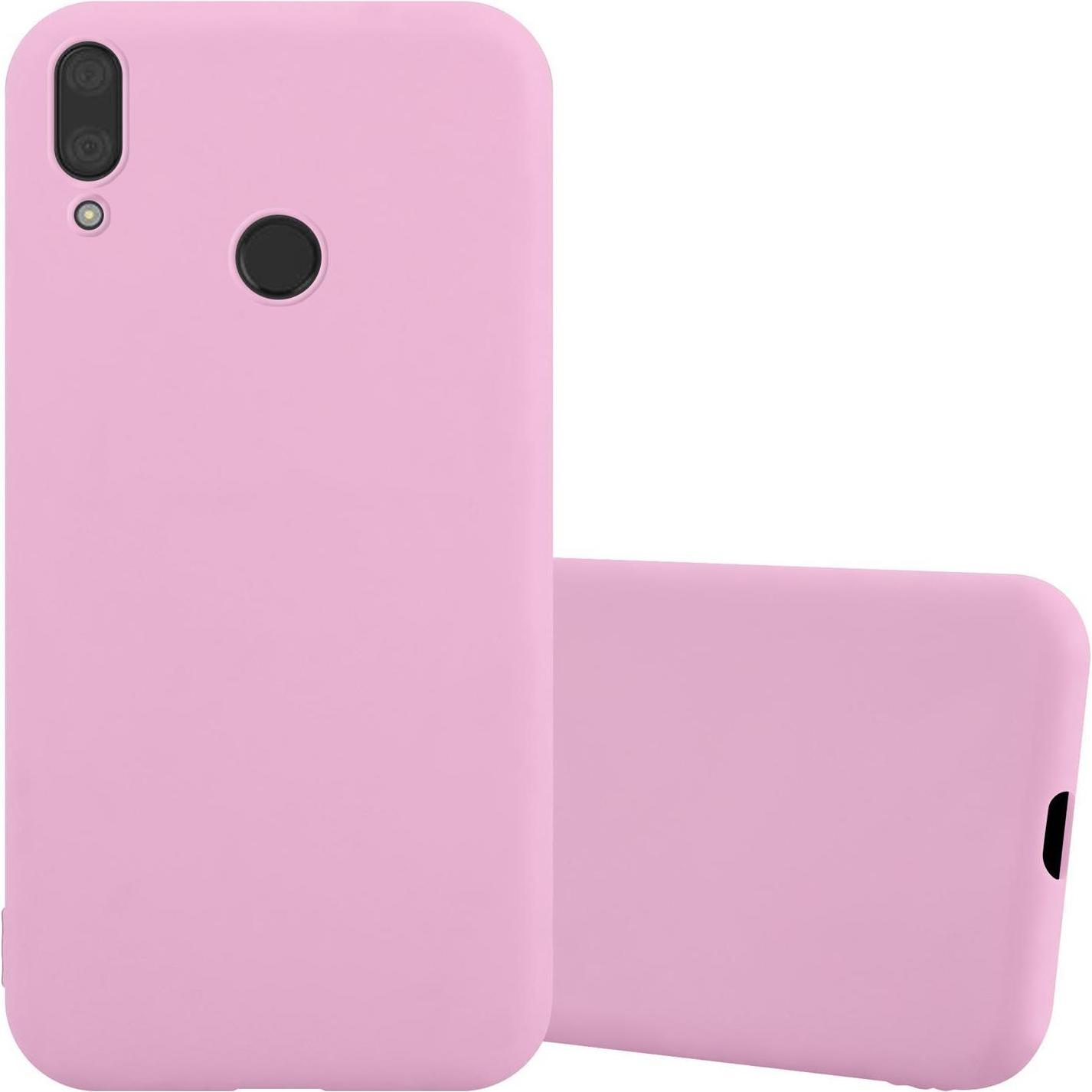 Cadorabo TPU Candy Cover (Huawei Y7 (2019), Huawei Y7 Prime (2019)), Smartphone Hülle, Rosa